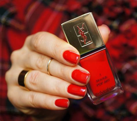 Yves Saint Laurent La Laque Couture Nagellack 1 Rouge Pop 